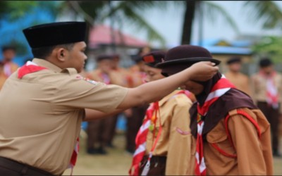 SMP Al Ma'arif NU Merauke Gelar PTP untuk Sambut Generasi Pramuka Baru