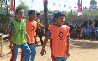 Sambut Hari Kemerdekaan Republik Indonesia Yang Ke-79, SMP AL-MA'ARIF NU Merauke Menggelar Perlombaan Futsal
