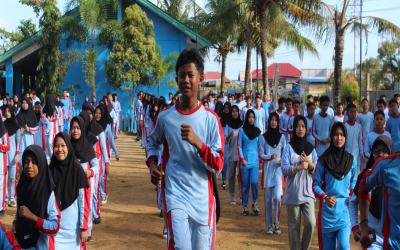 Semarak Hari Olahraga Nasional di SMP Al-Ma’arif NU Merauke